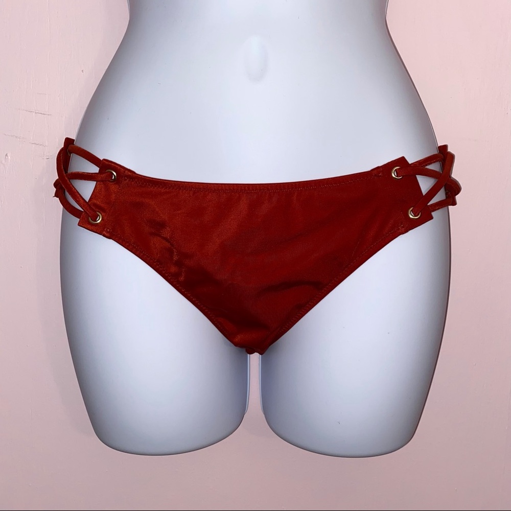 Rust Orange Bikini Bottoms